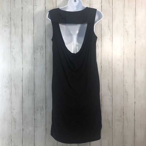 BCBGMAXAZRIA Dafina Black/Blue Color Block Dress S - Picture 3 of 9